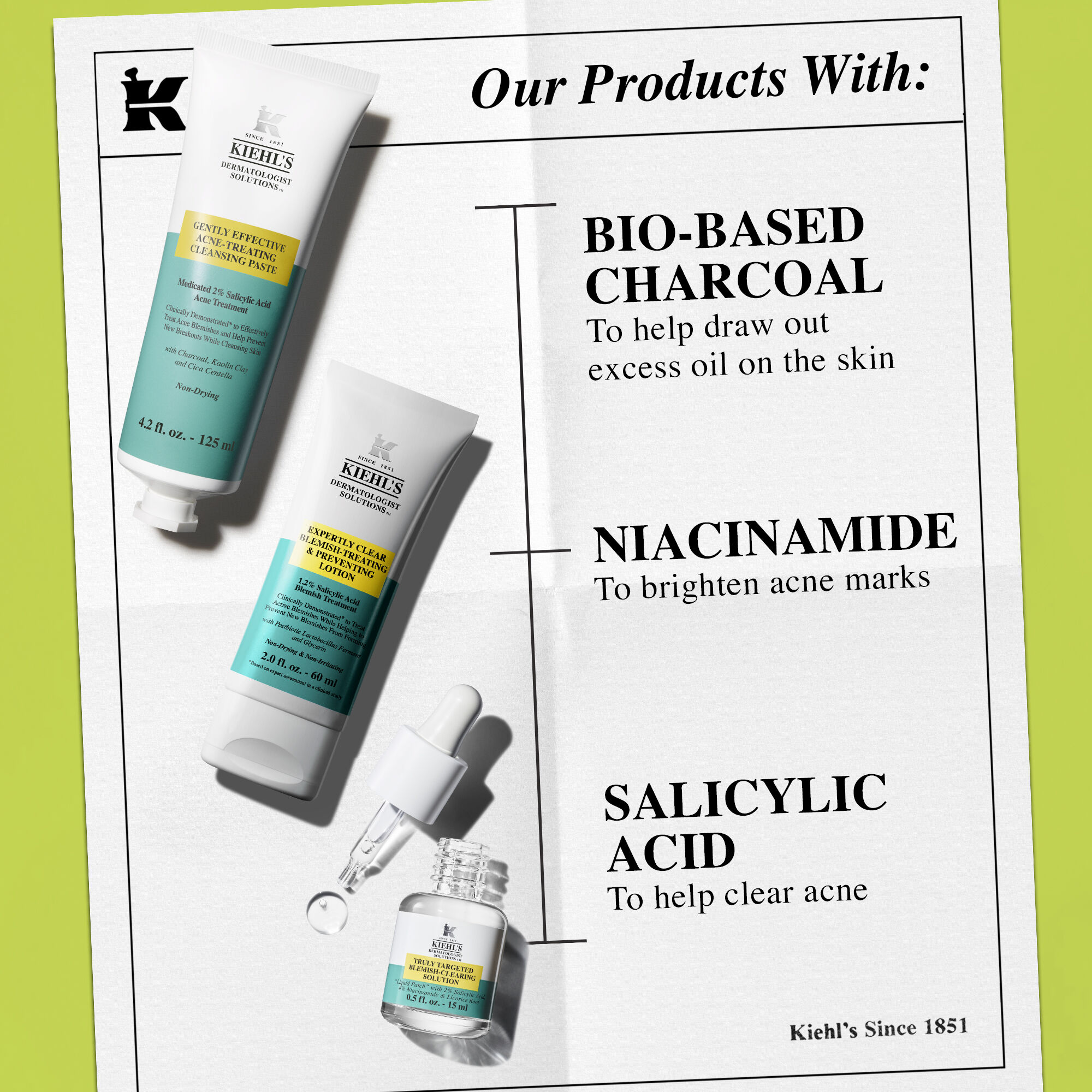 CLEAR INTENTIONS ACNE - Skincare Set - Kiehl's